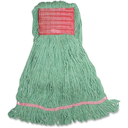 Protectionpro Narrow Band Blend Loop Wet Mop, Large - Green PR1190326